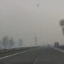 Горящие поля стали причиной массового ДТП на трассе Кемерово — Новокузнецк