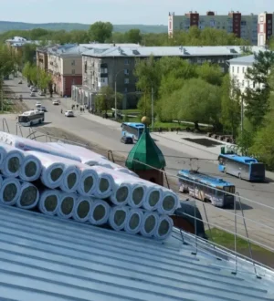 В Кемерове ремонтируют крыши исторических зданий