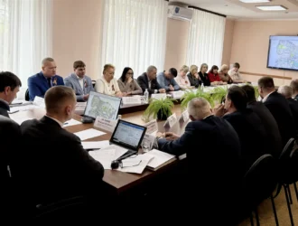В Ленинск-Кузнецком округе река Иня перелилась через водооградительный вал