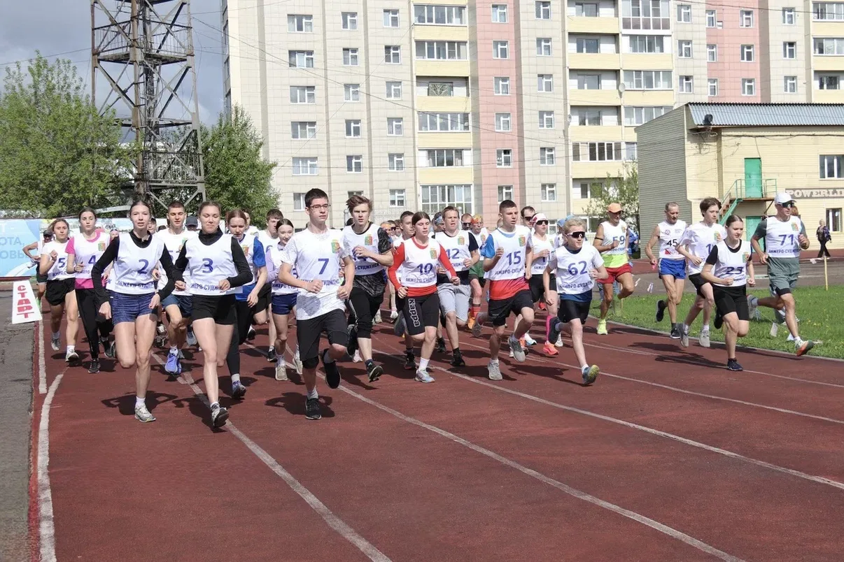 В Анжеро-Судженске прошел легкоатлетический забег