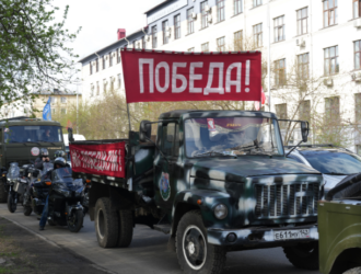 В Белове завершился автопробег «Эстафета памяти. Кузбасс — фронту»