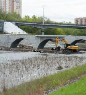 В Кемерове строительство нового моста выходит на финальную стадию