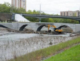 В Кемерове строительство нового моста выходит на финальную стадию