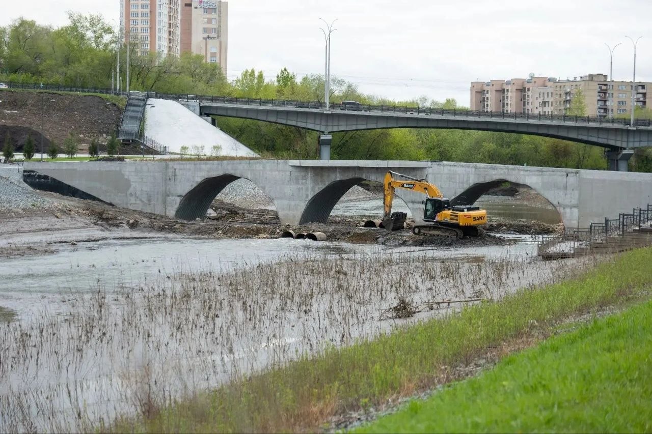 В Кемерове строительство нового моста выходит на финальную стадию