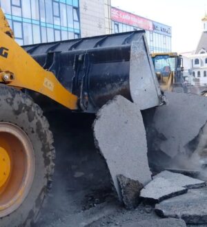 В Кемерове досрочно начали ремонт Притомского проспекта