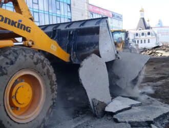 В Кемерове досрочно начали ремонт Притомского проспекта
