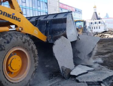 В Кемерове досрочно начали ремонт Притомского проспекта