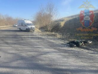 В Кемерове мотоциклист погиб в ДТП