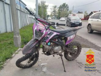 В Кемерове на подаренном отцом мотоцикле подросток врезался в «Газель»
