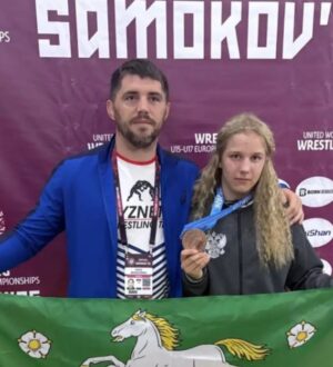 Новокузнечанка Карина Музалевская завоевала бронзу юношеского чемпионата Европы по спортивной борьбе