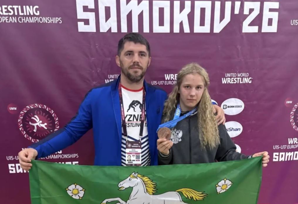 Новокузнечанка Карина Музалевская завоевала бронзу юношеского чемпионата Европы по спортивной борьбе