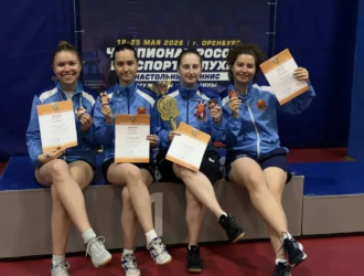 Новокузнечанки завоевали медали на чемпионате России по настольному теннису