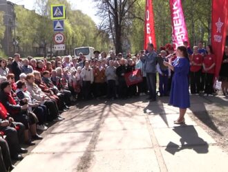 В Новокузнецке прошел митинг в память о героях 237-й Пирятинской стрелковой дивизии