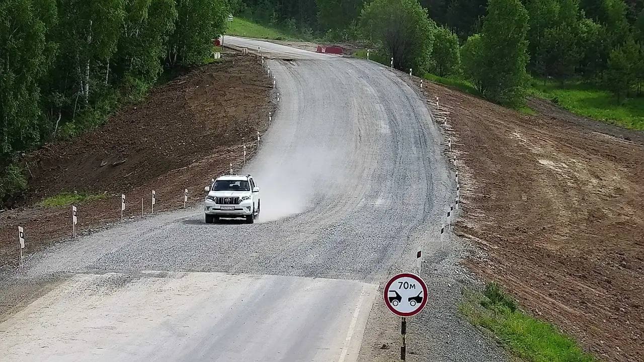 В Кузбассе открыли для движения просевший по весне участок трассы на Алтай