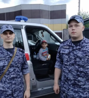 В Киселевске росгвардейцы вернули домой пропавшего малыша