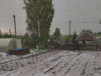 «Разнес все, что посадили»: Прокопьевск засыпало градом