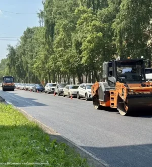 В Кузбассе активно ремонтируют дороги, ведущие к медучреждениям