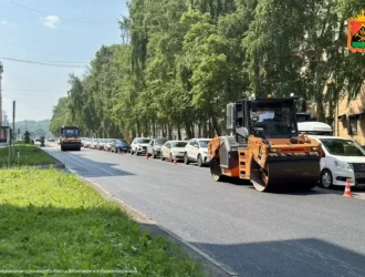 В Кузбассе активно ремонтируют дороги, ведущие к медучреждениям