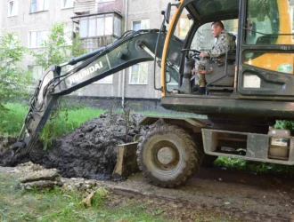 В Гурьевском округе обновляют магистральный водопровод по нацпроекту