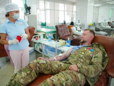 Ветераны СВО присоединились к акции по сдаче крови