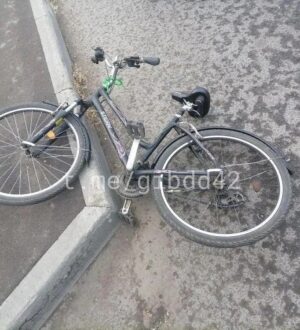 В Кемерове водитель иномарки наехала на велосипедиста