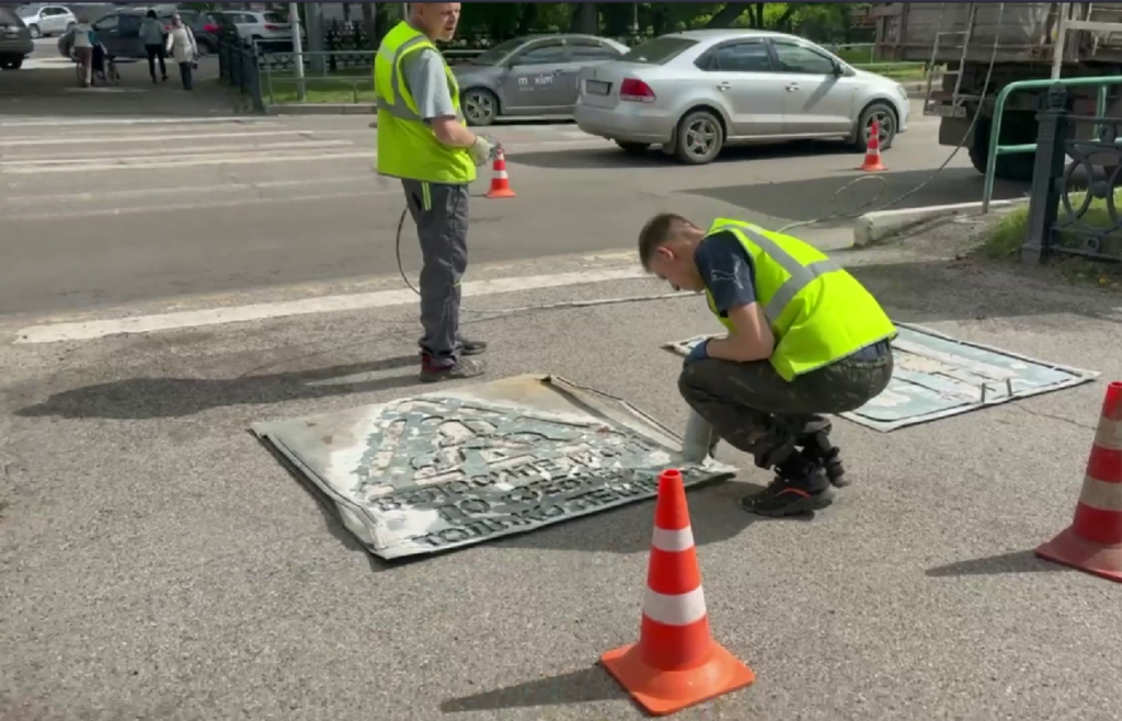 В Новокузнецке с помощью специальной разметки горожанам напоминают о правилах на дороге