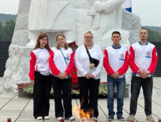 Российские студенческие отряды на Всероссийской акции «Свеча памяти»