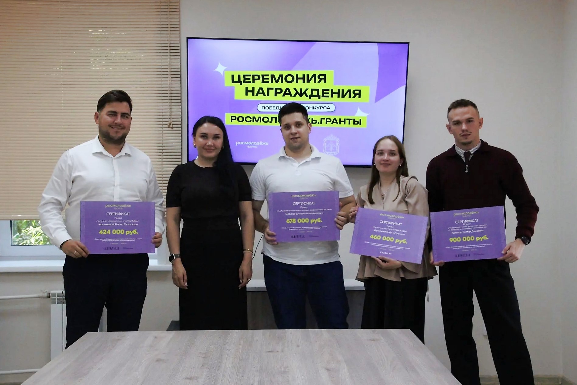 Молодые кузбассовцы выиграли 3,3 млн рублей во всероссийском грантовом конкурсе