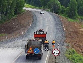 Власти рассказали о состоянии восстановленного участка трассы Бийск-Новокузнецк