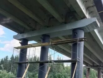 Мост через реку Яя на севере Кузбасса обновят до конца этого года