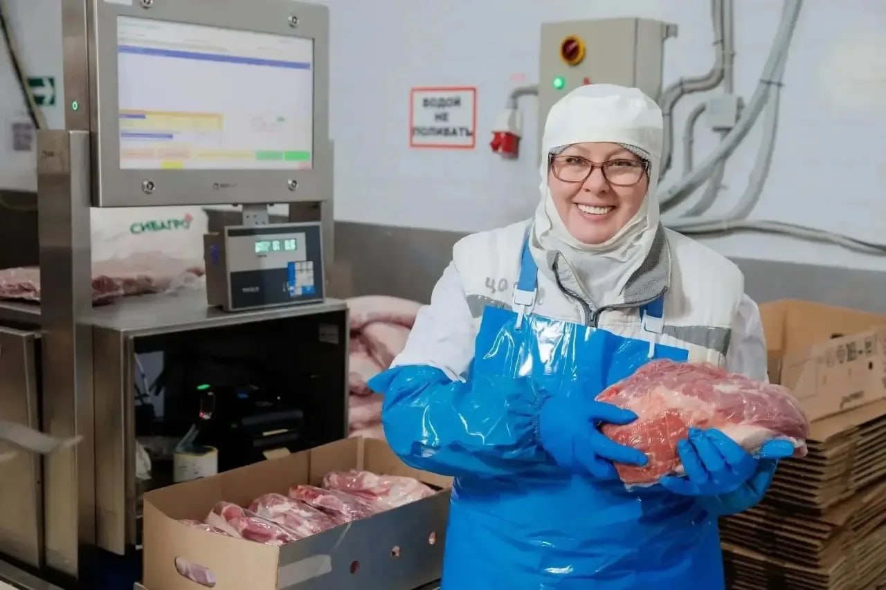 Кузбасскую свинину впервые начали продавать за границу