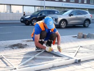 В Кемерове завершают реконструкцию улицы Мичурина