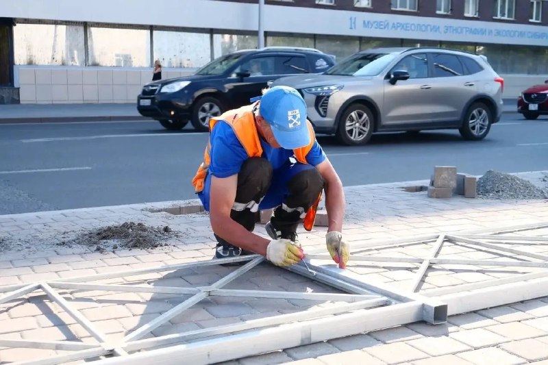 В Кемерове завершают реконструкцию улицы Мичурина