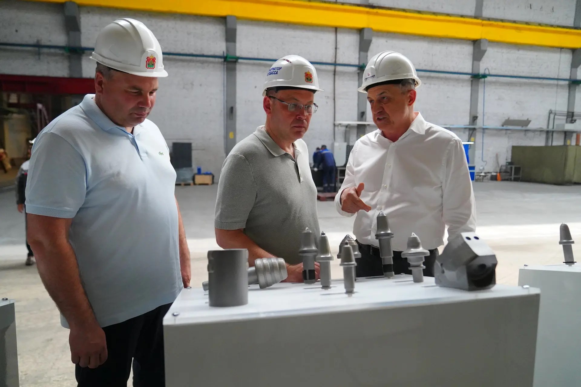 В Новокузнецке Илья Середюк осмотрел новую производственную площадку компании, выпускающей горный инструмент
