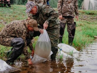 В кузбасские реки выпустили более 60 тысяч мальков хариуса и тайменя