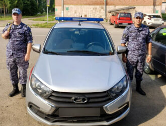 В Кузбассе росгвардейцы отыскали потерявшегося больного пенсионера