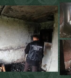 В Осинниках на пожаре один человек погиб, другого госпитализировали