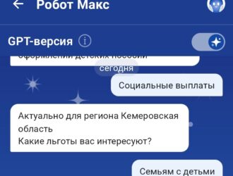 О мерах соцподдержки можно будет узнать через чат-бот Госуслуг
