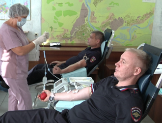 В Новокузнецке сотрудники ГИБДД в очередной раз помогли пополнить банк крови