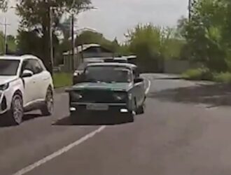 В Кузбассе наказали дорожного экстремала, чуть не устроившего аварию